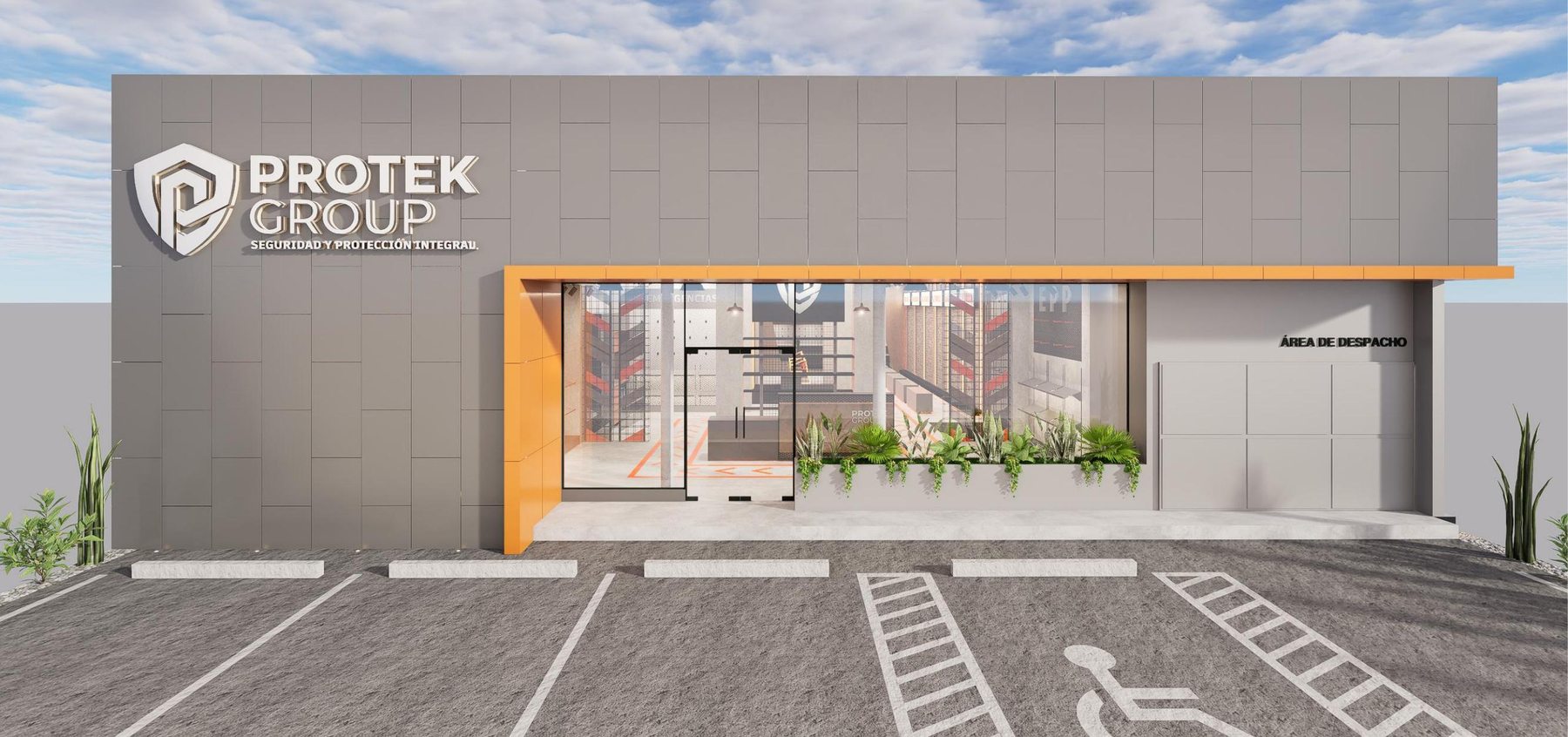 Fachada de la sede de PROTEK GROUP en la Avenida 4 Bella Vista, Maracaibo